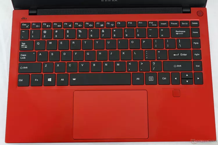 Infinix InBook X1 Pro Keyboard Layout